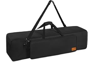 IBVIVIC 80cm Sac de Transport pour Trépieds avec Bandoulière et Poignée en Nylon Sac pour Trépied Étanche et Indéchirable pour Studio Support de Lumière, Trépieds, et Flash Stroboscopique Kit(Noir)