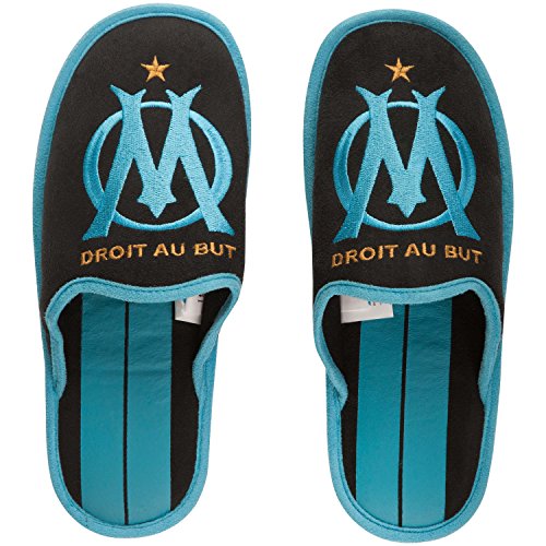 Pantoufles OM - Collection officielle Olympique de MARSEILLE - Taille adulte homme
