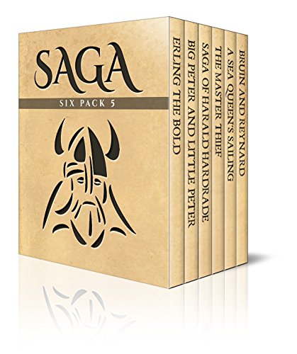Livres Couvertures de Saga Six Pack 5 – Erling the Bold, Big Peter and Little Peter, The Saga of Harald Hardrade, The Master Thief, A Sea Queen's Sailing and Bruin and Reynard (Illustrated) (English Edition)
