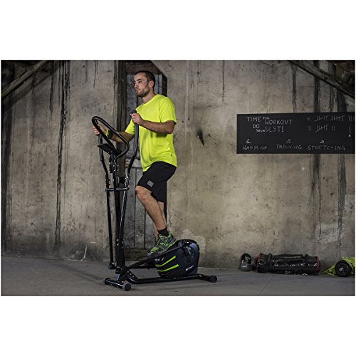 Fitkraft Tornado FTKTORMTOR Crosstrainer Ellipsentrainer mit Computer und Pulsmessung Schwarz - 12