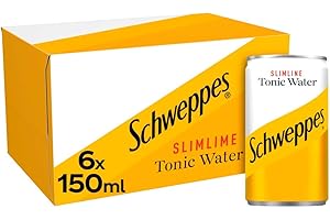 Schweppes Slimline Tonic Water, 6x150ml