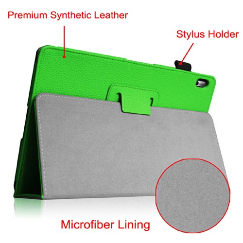 Fintie Lenovo A10-70 Folio Hülle Case Tasche Etui mit Auto Schlaf / Wach Funktion für Lenovo IdeaTab A10-70 25,7 cm (10,1 Zoll HD-IPS) Tablet – Grün - 3