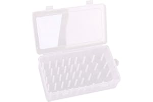 CANRNYACBZ Bobine Di Filo Da Ricamo Scatola Bobine Da Cucire Scatola Scatola Per Filo Da Cucito Con 42 Griglie Rocchetto Macchina Da Cucire Rocchetti Per Macchina Da Cucire Scatola Riutilizzabile Trasparenti