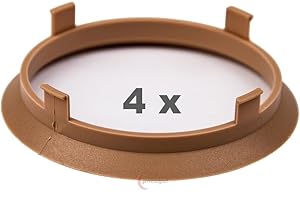 4 x pneugo! Bagues de centrage pour jantes alu 70.1 mm - 66.1 mm