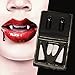 Produktbild Prevently Halloween Zähne, 4 Pcs Vampirzähne Vampirgebiss Zahnersatz Halloween Prothese für Party Halloween Cosplay Requisiten Dekoration