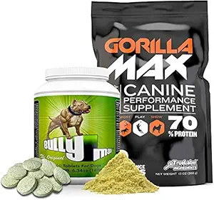 Bully Max Dog Muscle Supplement (Bully Max and Gorilla Max Combo)