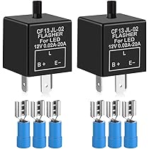 Relè Lampeggiante A LED Regolabile In ABS Relè Lam... - Grandado