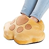 lzndeal Chauffe-Pieds Electrique Mignon Catclaw Chaud Treasure USB Pied Hiver Chaud Chaud En Peluche Chaussures