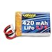Produktbild Carson 500608092 - Akku Mini Tyrann 3.7 V/420 mAh LiPo 12C , Zubehör