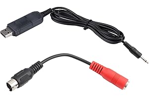Dilwe Transmetteur RC Câble USB et câble de Connexion, câbles de dongle USB pour émetteur de Commande 22 en 1 simulateur de vol Quadcopter