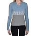 Full Volume Womens Ribbed Diamond Pattern Jumper - 8-10