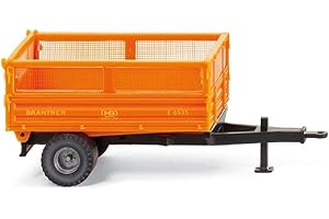 WIKING Brantner E6535 Single Axle Remolques - Orange