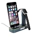 Produktbild Niutop 2 in 1 Charge Ladestation für iWatch Multifunktionelle Aluminium Halterung für Apple Watch Series 2 / Series 1 / Nike+ und iPhone 6 Plus, iPhone 6s Plus, iPhone 6, iPhone 6s, iPhone 7, iPhone 7 Plus, iPhone 5, iPhone5s, iPhone SE (ohne Ladegerät und Kabel)