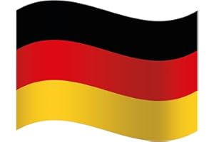 EM Fanartikel Magnet Flagge Fahne für Auto Deko Alle Länder verschiedene Größen (Deutschland, Mini (4er Pack - 8x12cm))