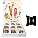 Bogatchi Rakhi Gift Hamper with Chocolates for Brother, 90g