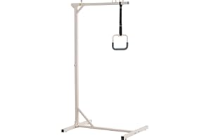 VEVOR Sängstam, robust fristående sängstång i stål, lastkapacitet 113,4 kg, stigningsstöd för äldre, funktionshinder, sjukhus