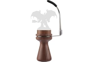 Jucoci Mango de Pintura para Miniautres - Mango de Pintura de Nogal Negro Compatible con Warhammer, DND, Modelo a Escala, Figuras de fantasía (versión extendida 01)