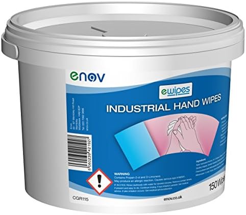 eWipes CGR115 Enov Industrial Hand Cleaning Wet Wipe (Pack of 600)