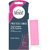 Veet Easy Gelwax Teknoloji Normal Ciltler İ&ccedil;in Y&uuml;ze &Ouml;zel Sir Ağda Bandı (1 x 20 Adet)