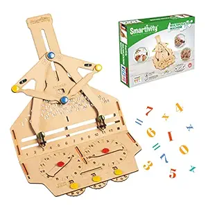 Smartivity Fidget Digit Multiplication Machine STEM DIY Toy, Educational & Construction Activity Game for Kids 6 to 14, Gifts for Boys & Girls, Learn Science Engineering ,Made in India