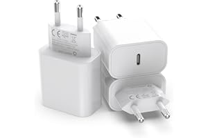 USB C Adapter 25W, USB C Ladegerät PD 3.0 iPhone schnellladegerät für iPhone 17 Air/16/15/14 Plus Max/13/12/11 X XR 8,iPad stecker Apple netzteil 3er pack Power Adapter ladestecker netzstecker Charger