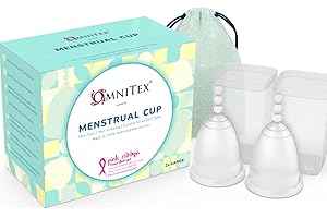 LIMDO Menstrual Cups for Breast Cancer | 100% Pure Medical Grade Silicone | Safe Eco-Friendly Tampon & Pad Alternative | Non-Toxic ISO10993 Tested | BPA & Latex-Free (Large)