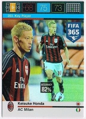 Preisvergleich Produktbild Panini Adrenalyn XL FIFA 365 Keisuke Honda Key Player Trading Card