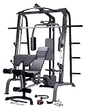 Marcy SM4000 Deluxe Smith Machine Home Gym with Weight Bench