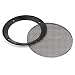 Produktbild non-brand Baoblaze Lautsprecher Dekorative Circle SubWoofer Grillabdeckung Schutzgitter Mesh - Silber 8 Zoll