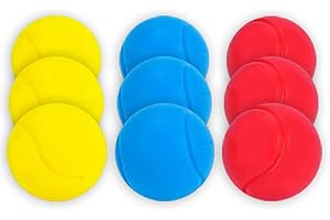 CASEETO Leisure 9 x Pelotas de Tenis Suaves 7 cm