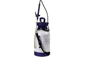 Defenders Heavy Duty Fence & Timber Sprayer - 5L with Carry Strap Application of Water Based Timber Treatments for All Types of Outdoor Woodwork Including Decking, Fences and Sheds