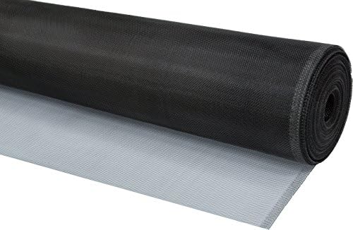 WJ Dennis &amp; Company Climaloc SACL24100B Bulk Roll of Strong Durable Aluminum Replacement Screen for Professionals, 24-Inch x 100-Feet, Black