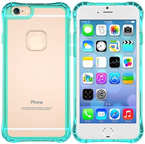 iPhone 6s Case / iPhone 6s Shock Proof Heavy Duty Bumper Case with Impact Absorption Technology, Anti-Scratch Clear Back Bumper Case Cover For Apple iPhone 6 / iPhone 6s (Green)