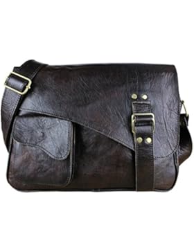 Casami Leder Umhängetasche Schultertasche Naturleder A4 13