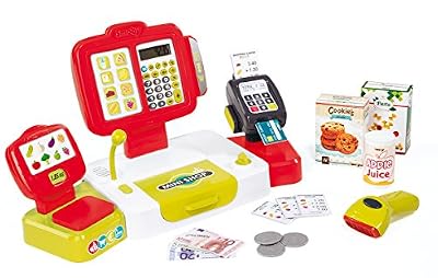 Smoby - Grande Caisse Enregistreuse Rouge