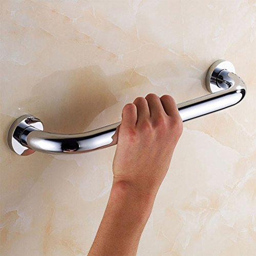 ULTNICE Haltegriff Edelstahl Dusche Badewanne Grab Bar Handtücher Schiene 300mm - 5