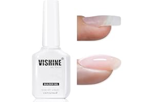 Vishine Gel de Construction UV–16ml Builder Gel 8 en 1 Pink Rose laiteux pour Extension d’Ongles et Modelage, Renforcement des Ongles Cassés Manucure Réparatrice UV/LED Nail Art Ongles - E054