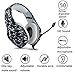 Price comparison product image Grorytrack Gaming Headset 3.5mm Stereo Headphones Headband with Noise Canceling Mic For XBOX ONE PC PS4 Smartphones Laptop Computer Mac Nintendo Camouflage Grey