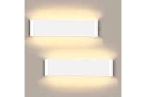 CHENBEN Aplique Pared Interior,2 Piezas 41CM Apliques Pared Dormitorio,16W 3000K Blanco Cálido Lampara Pared LED Aluminio Moderno para Salón Dormitorio Sala Pasillo Escalera