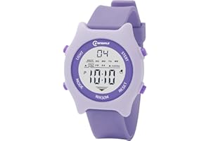 Mamiddle Reloj Infantil Niño 30M Resistente al Agua Reloj Digital con Alarma, Cronómetro, Calendario y Retroiluminación para Niños de 3 a 15 Años