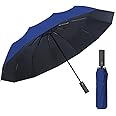 Windproof UV-Blocker Travel Umbrella Compact Folding One Button Auto Open/Close Umbrella - Waterproof/Sunscreen/Windproof Protect Umbrella