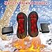 Produktbild Elektrische beheizte Einlegesohlen Fußwärmer Winterwärmer Schuhe Einlegesohlen, Batterieleistung Thermal Schuhe Einlegesohlen Unisex Cut to Fit 36-46 Einlegesohle(Keine Batterie)