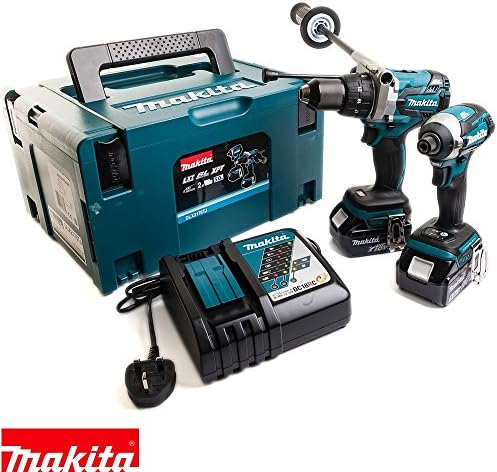 Makita DLX2176TJ 18V Combi Drill & Impact Driver Twin Pack with 2 x 3.0Ah Batteries