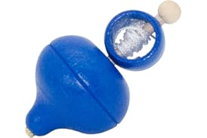 GICO Toupie classique en bois avec cordon (bleu) 6420