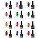 JACKY 12 Color UV Glue Nail Polish Manicure LED Cats Eye Color Nail Decoration (K)