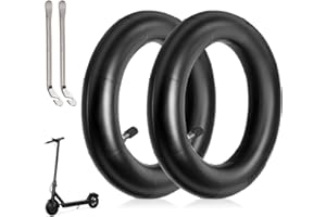 mizikuu 2 Pack 8.5 Inches Inner Tubes, 8 1/2 Thickened Rubber Electric Scooter Inner Tube with 2 Tyre Sticks Heavy Duty Scooters Tyre Scooter Replacement Wheels Hose for Xiaomi M365/M365 Pro/1S/Pro2
