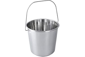 ORION GROUP - Secchio in acciaio inox, 8 l, da cucina, per alimenti