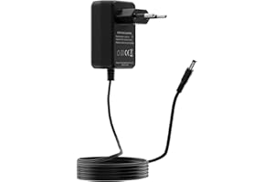 REIGY Adattatore di Alimentazione 12V 3A 36W per NVR, DVR, Strisce LED, Monitor LCD, Aspirapolvere, Telecamere, AC 100-240V 50/60Hz a DC 12V, Alimentazione 5,5x2,1mm, Lunghezza Cavo 1,5m