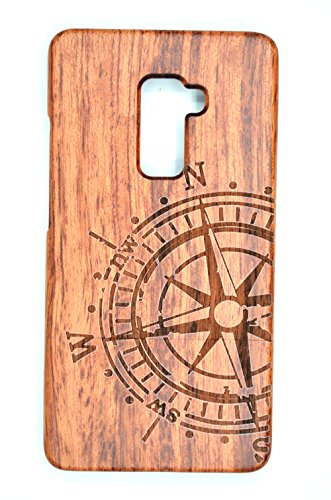 Holzsammlung Huawei Mate S Funda de Madera - Br  jula de palo de rosa - Natural Hecha a mano de Bamb   Madera Carcasa Case Cover