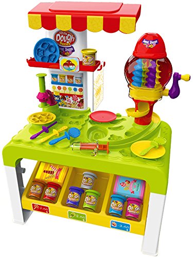 Preisvergleich Produktbild Knettisch mit Zubehör und Knetmasse in grün